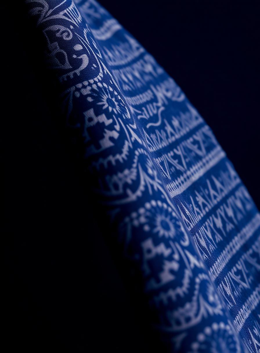 Akola Indigo — Dabu Mud Resist